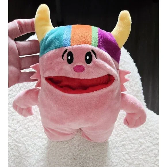 The Tooth Brigade Tooth Fairy Pillow - Pink Ollie Monster - CHILDREN Keepsake - Picture 2 of 4